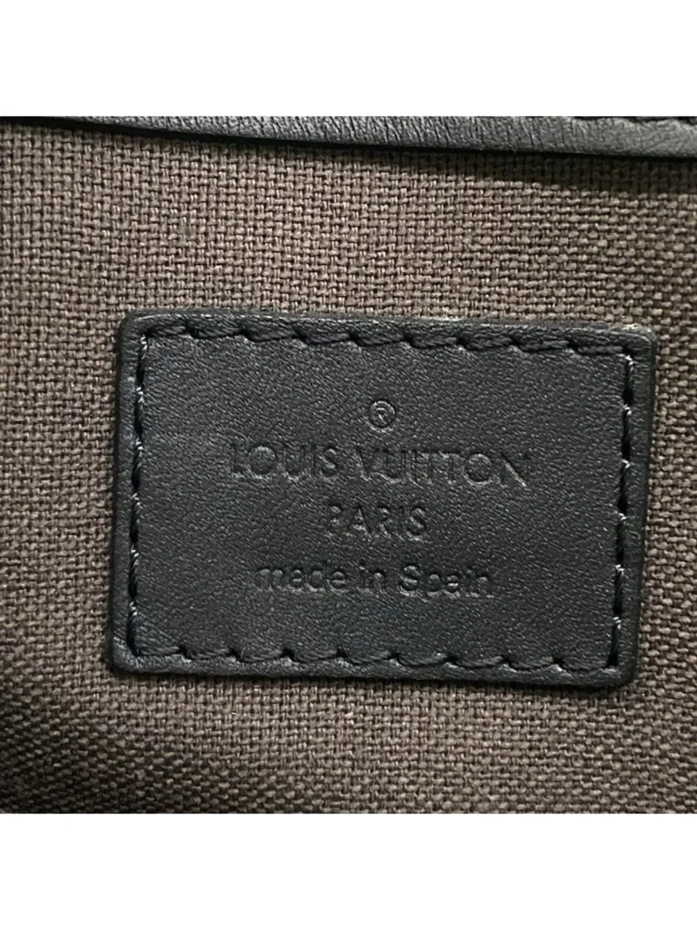 Louis Vuitton Handbag Damier Infini Tadao PM Onyx Leather